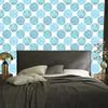 Wallpaper Turquoise Plants Pattern for Living Room and Bedroom 50x1000
