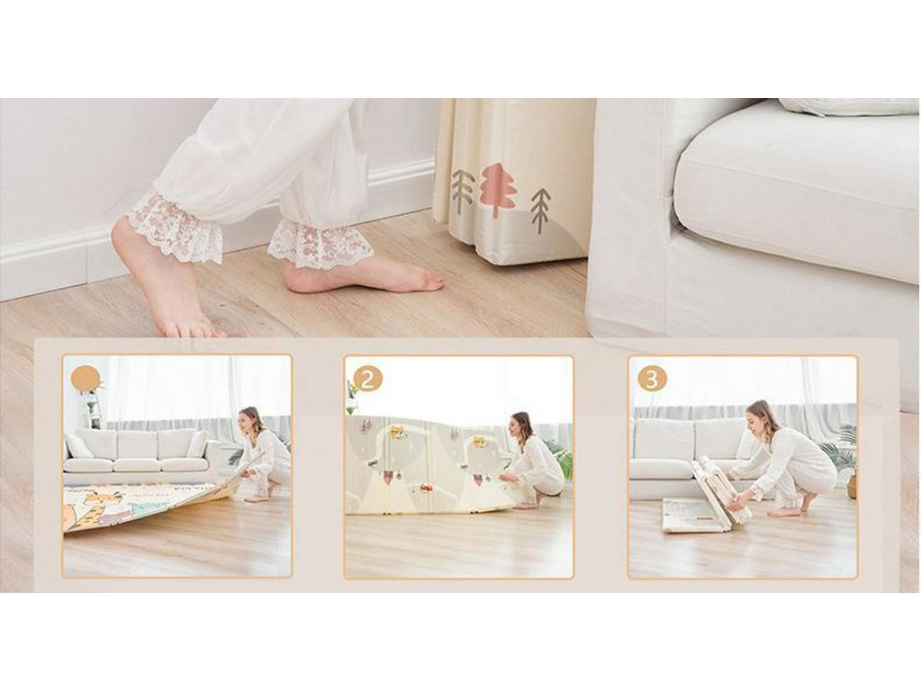 Thickened Foldable Baby Crawling Mat: Soft Foam Floor and Play Mat for Infants