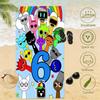 S-Sprunki Phase 6 All Characters Rainbow Cloud Cute Cartoon Kids Beach Towel Microfiber Quick Dry Soft Bath Towel For Pool Beach