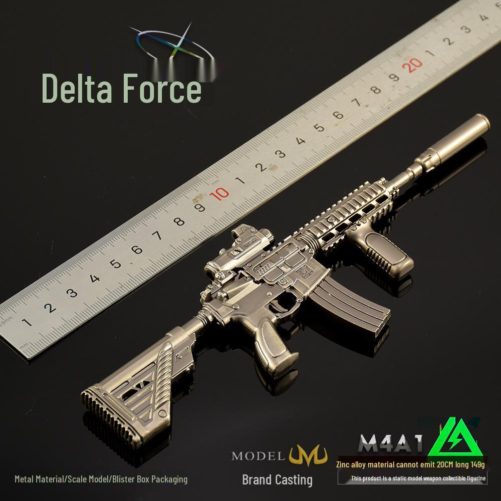Игрушечный штурмовой автомат Delta Action M4A1 - Полностью металлическая конструкция