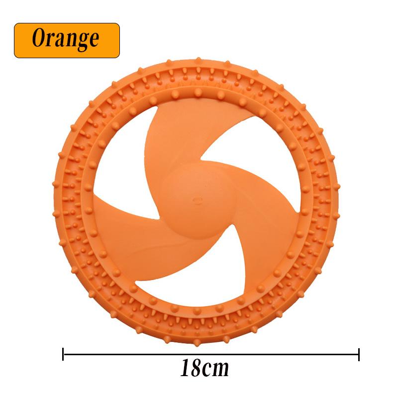 Bite Resistant Flying Disc Dog Toys For Dog Multifunction Pet Puppy Training Toys Outdoor Interactive Game Pet Dogs Products