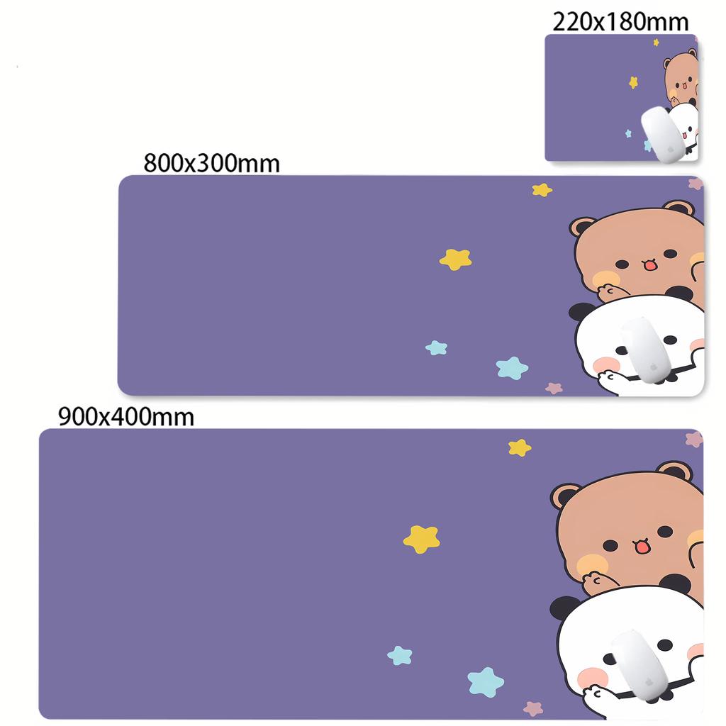 Large Kawaii Deskmat Game Mousepad BuBu DuDu Kawaii Mouse Pad With Lockedge Desktop Mat Size For Game Keyboard Pad For Gamer