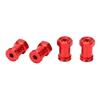 4pcs 12mm RC Aluminum Wheel Hex Hub 15mm Offset Extension Hex Drive Adapter Coupler for TRAXXAS