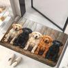 High Definition Printed Labrador Retriever Non-Slip Door Mat Absorbent Washable Rug for Bathroom Bedroom Living Room Entryway