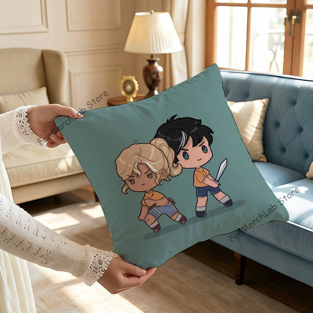 Cartoon PPercabeth Fanart Pillow Case Ultra Soft Skin Friendly Fabric Cloud Like Comfort Concealed Zipper