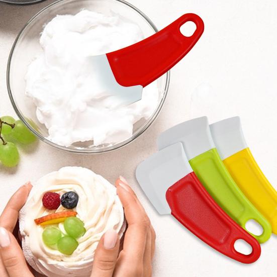 Baking Spatulas Cream Butter Cake Batter Scrapers Multi-functional Scraper Spatula Brush Easy Clean Baking Utensils