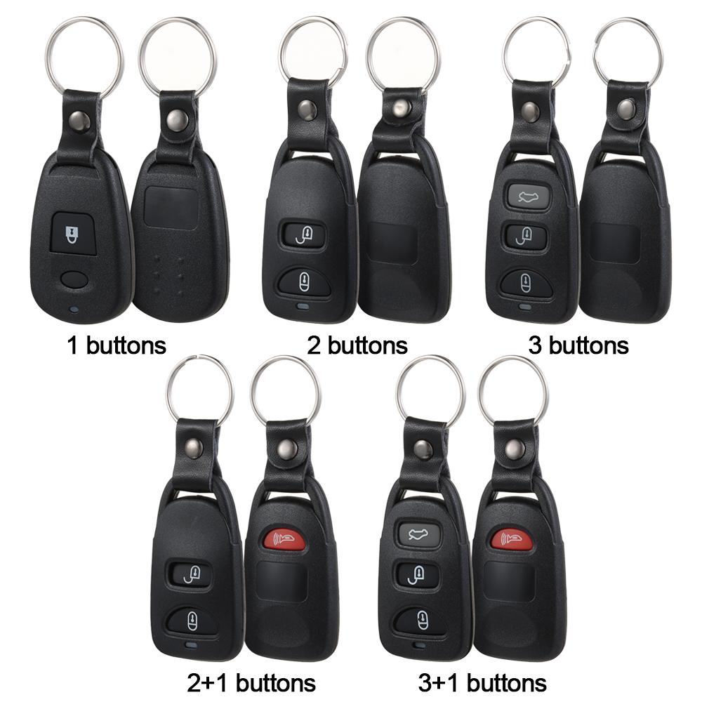 Pouzdro na klíče s dálkovým ovládáním 1/2/3/4 tlačítko Automotive Key Shell pro Hyundai Kia Carens Tucson Elantra Santa FE Carens Sonata 2006 2007 2008