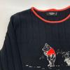 ICEBERG [HISTORY] Black x Disney Winnie the Pooh knit tops Not written blackUsed