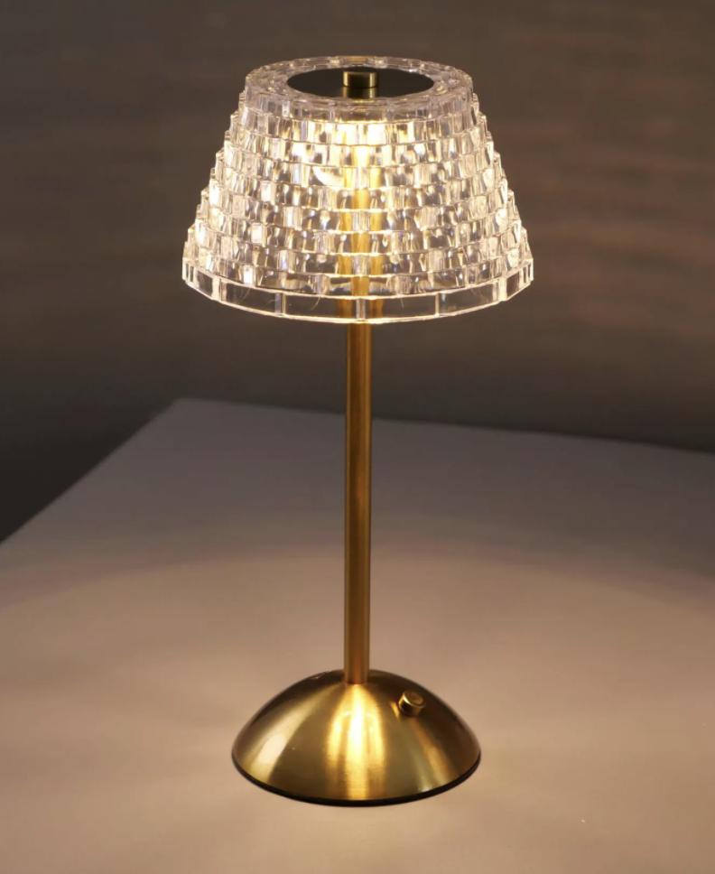 Modern Luxury Eco-Friendly Rechargeable Ambient LED Table Lamp