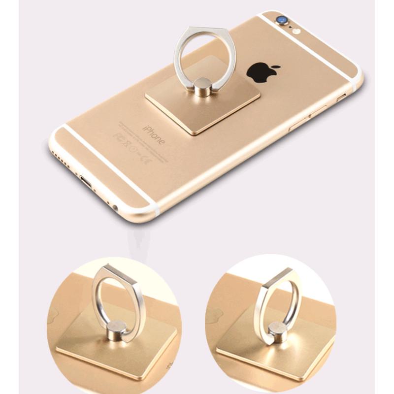 Portable Universal Metal Finger Ring Phone Holder 360° Rotating Bracket for iPhone Samsung