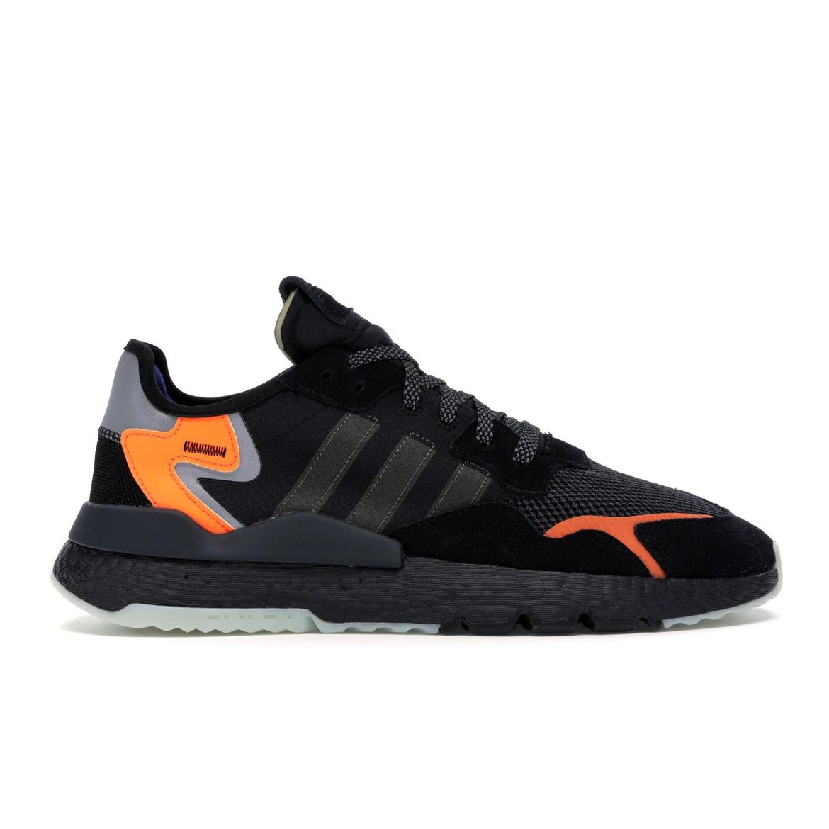 

Кроссовки унисекс adidas Nite Jogger Black Carbon Core-Black Active-Blue CG7088