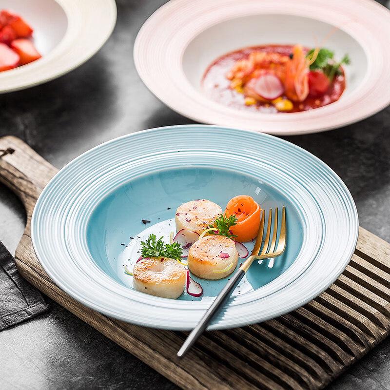 Nordic Style Ceramic Pasta Plate