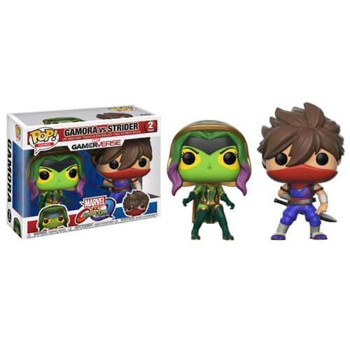 Marvel vs. Capcom Infinite Gamora vs. Strider Pop! Vinyl, 2 Stück