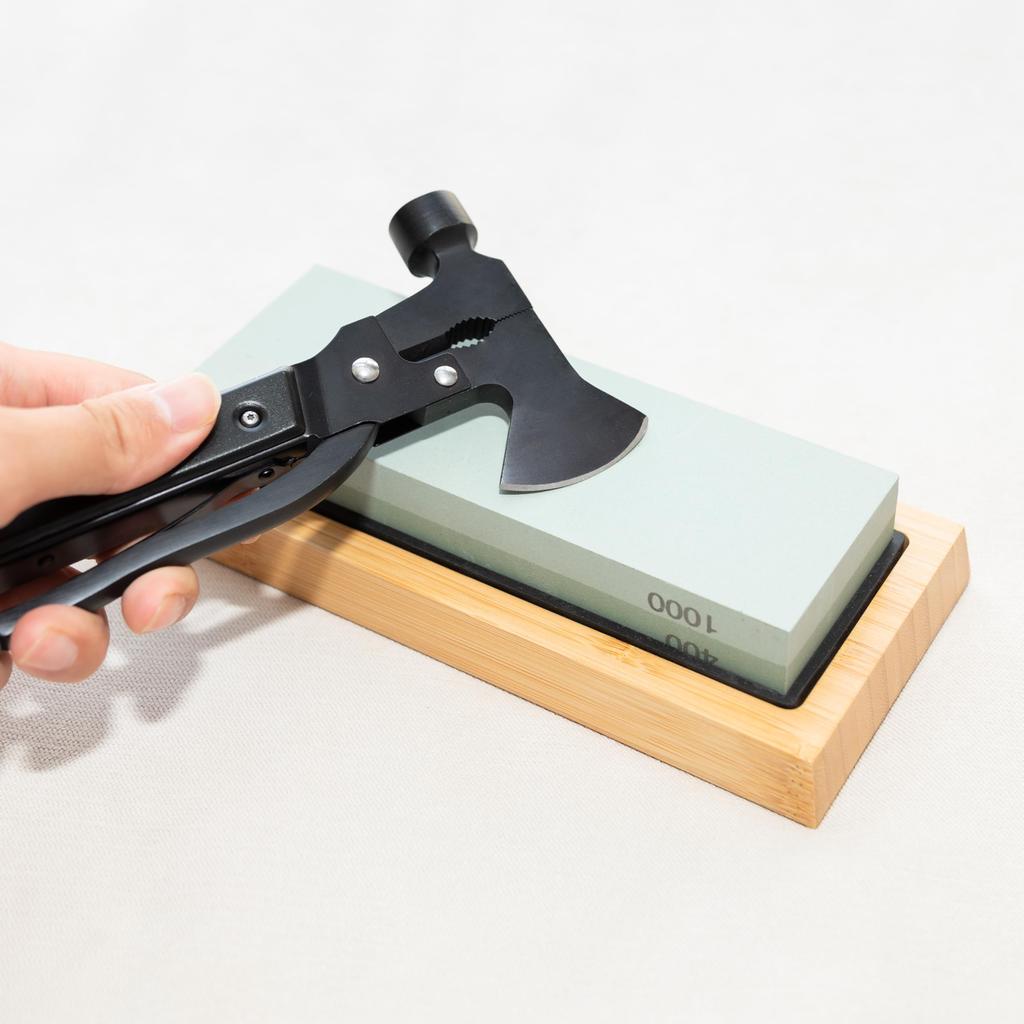 Sharpening Stone Stand Included HFS(R) Double-Sided Set, Surface-Straightening Stone, Sharpener, #400, #1000, #3000, #8000,