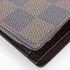 Used LOUIS VUITTON Bifold Wallet Porte BilletsCartes CrÃ©dit Monet N61665 Damier Ebene Brown Accessory