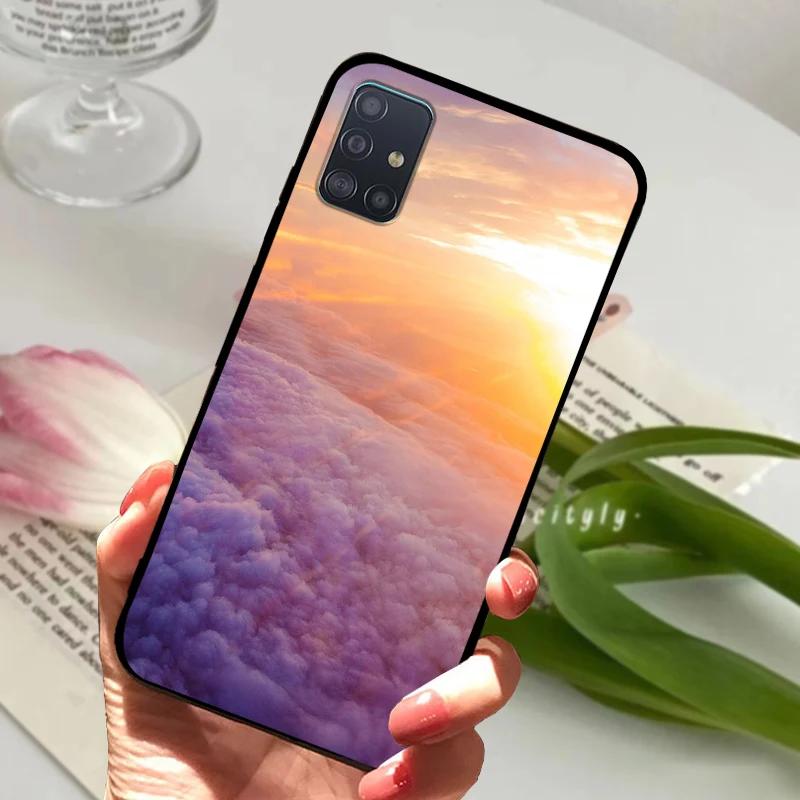 Case For Samsung A71 4G 5G Soft Silicone TPU Phone Back Cover For Samsung Galaxy A Quantum Cases A716N Shockproof Bumper Fundas
