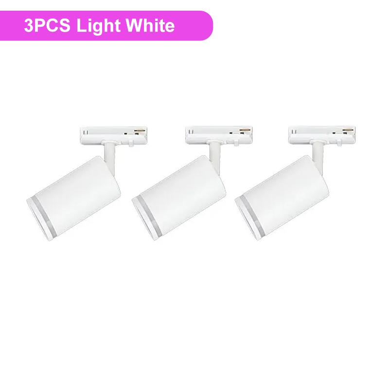 GU10 Track Light Set No Bulb Led Spotlight 110-265V Track Lighting Lamp Clothing Store Shop Kitchen Home Decor Indoor Lighting Fixture