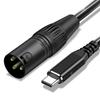 USB C - XLR 2M Type C Male - XLR Male Выходной стереокабель Type C - XLR Male для микшерного кабеля, адаптера, USB-усилителей, колонок, консолей и т. д.
