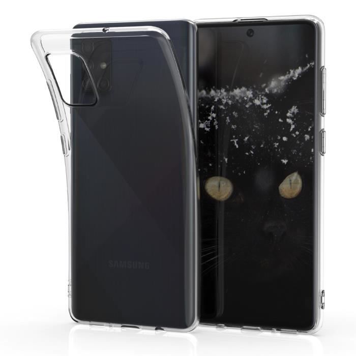 Coque de téléphone - kwmobile - Samsung Galaxy A71 - Transparent - TPU - Souple