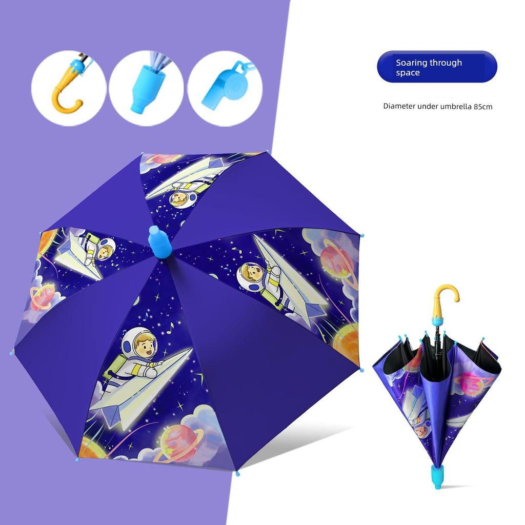 Children's Umbrella, Waterproof Cover for Kindergarten and Primary School Students, Safety Automatic Umbrella, Cute Cartoon for Boys and Girls