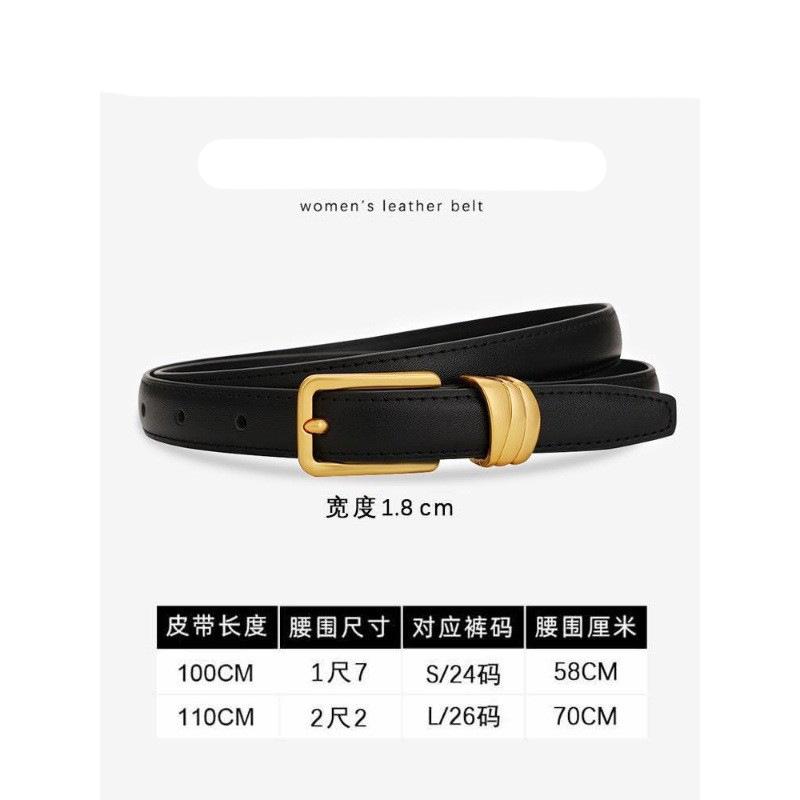 

Изящный пояс для женщин, высококачественный декоративный ремень для костюма, женский дизайнерский ремень из кожи Sense Niche для лета 110cm чёрный