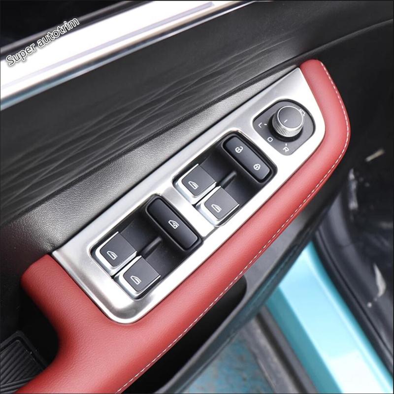 Car Inner Door Window Glass Lift Panel Button Switch Frame Cover Trim Accessories For Geely Coolray SX11 / BelGee X50