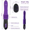 Machine sexuelle, gode télescopique, vibrateur automatique, masseur haut et bas, poussée du point G, jouet Vaginal, Masturbation féminine