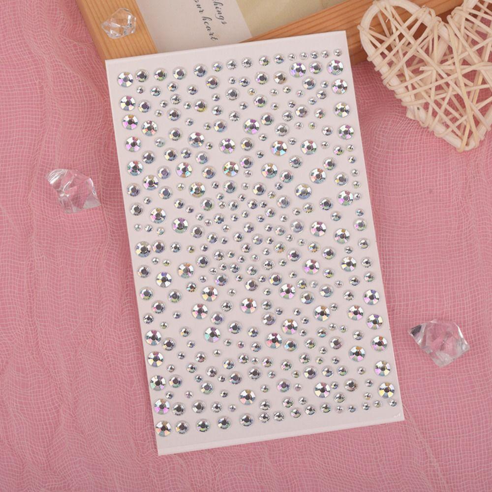 Fashion Rhinestone Stickers Mixed Disposable Tattoo Stickers 3D Face Jewelry Stickers  Party
