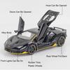 1:32 Lambor LP750-4 LP770-4 Cars Toy Models Light Sound Miniature Model Vehicles Doors Opened Sports Car Children Festival Gifts