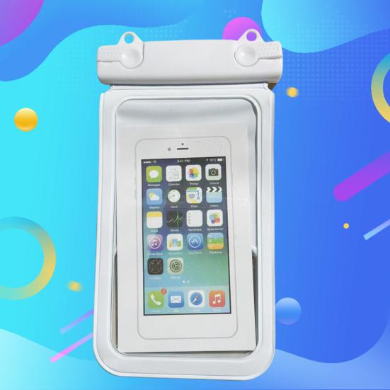 Waterproof Cell Phone Pouch Clear Underwater Phone Holder Protector Universal Mobile Phone Dry Bag with Neck Lanyard for Beach Swimming Pool