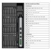 68 in 1 Cordless Electric Screwdriver Precision Repair Tool Kit Magnetic Screwdriver Set for Laptop Camera Watch Electronics DIY
