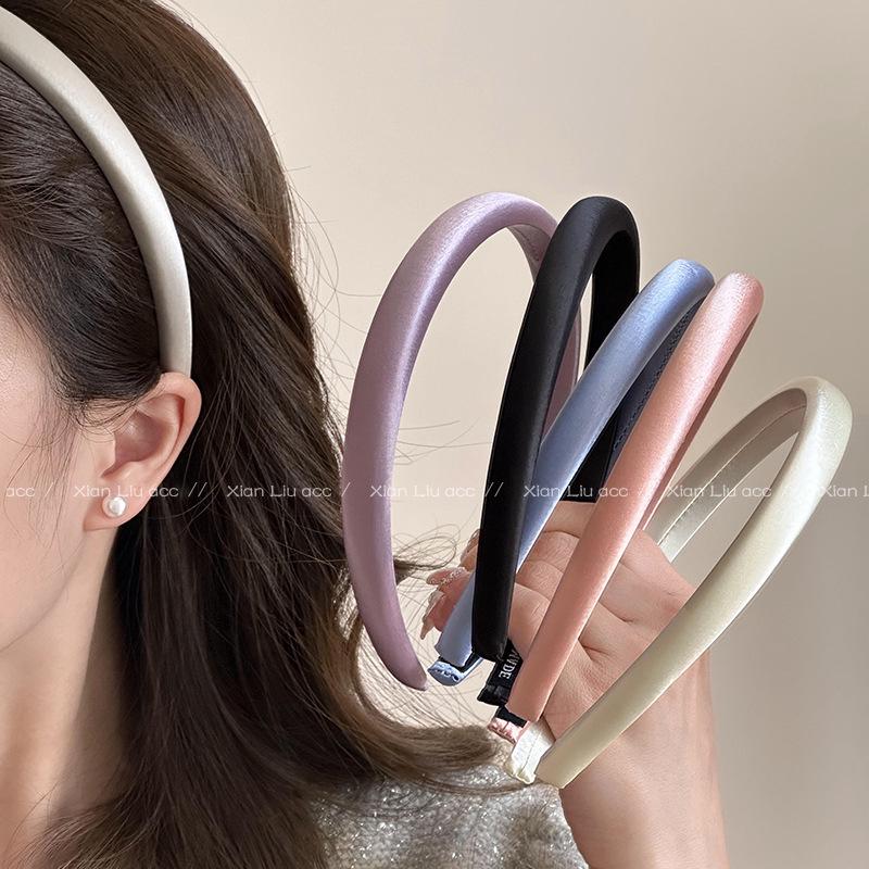2025 Satin Headband for Face Washing: Quality Fashion, Simple Hair Accessory
