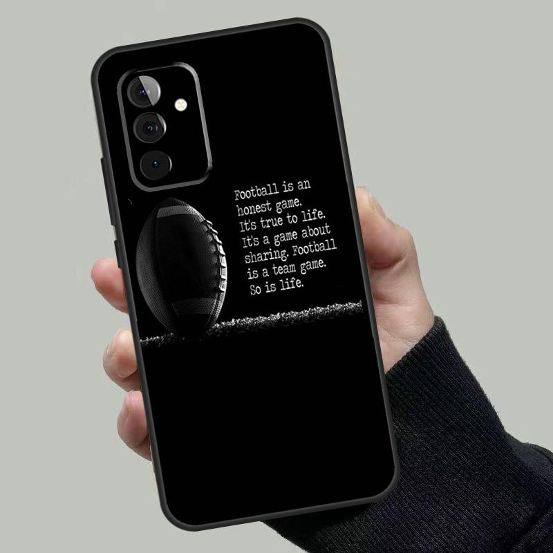 Rugby Ball Kit Team Case For Samsung Galaxy A33 A53 A13 A23 A17 A06 A16 A56 A36 A54 A34 A14 A52 A32 A15 A35 A55