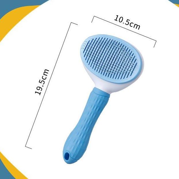 

Расческа для удаления волос с мяуканьем для удаления плавающей щетки для волос, собака, дергающая волосы, артефакт, очистка длинных волос, специальные принадлежности для домашних животных и кошек синий