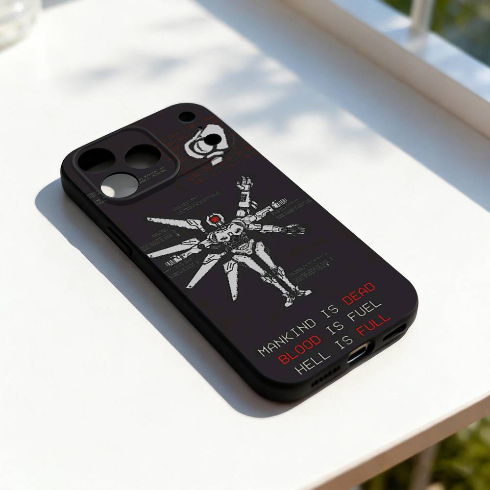 Cool U-Ultrakill Game Phone Case For iPhone 17,16,15,14,13,12,11,Pro,Max,Plus,E,SE4,Air,Mini Black Precise Hole Matching