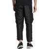 Adidas Solid Color Pocket Logo Print Straight-Leg Drawstring Sports Pants Men Bottoms Black HT0523
