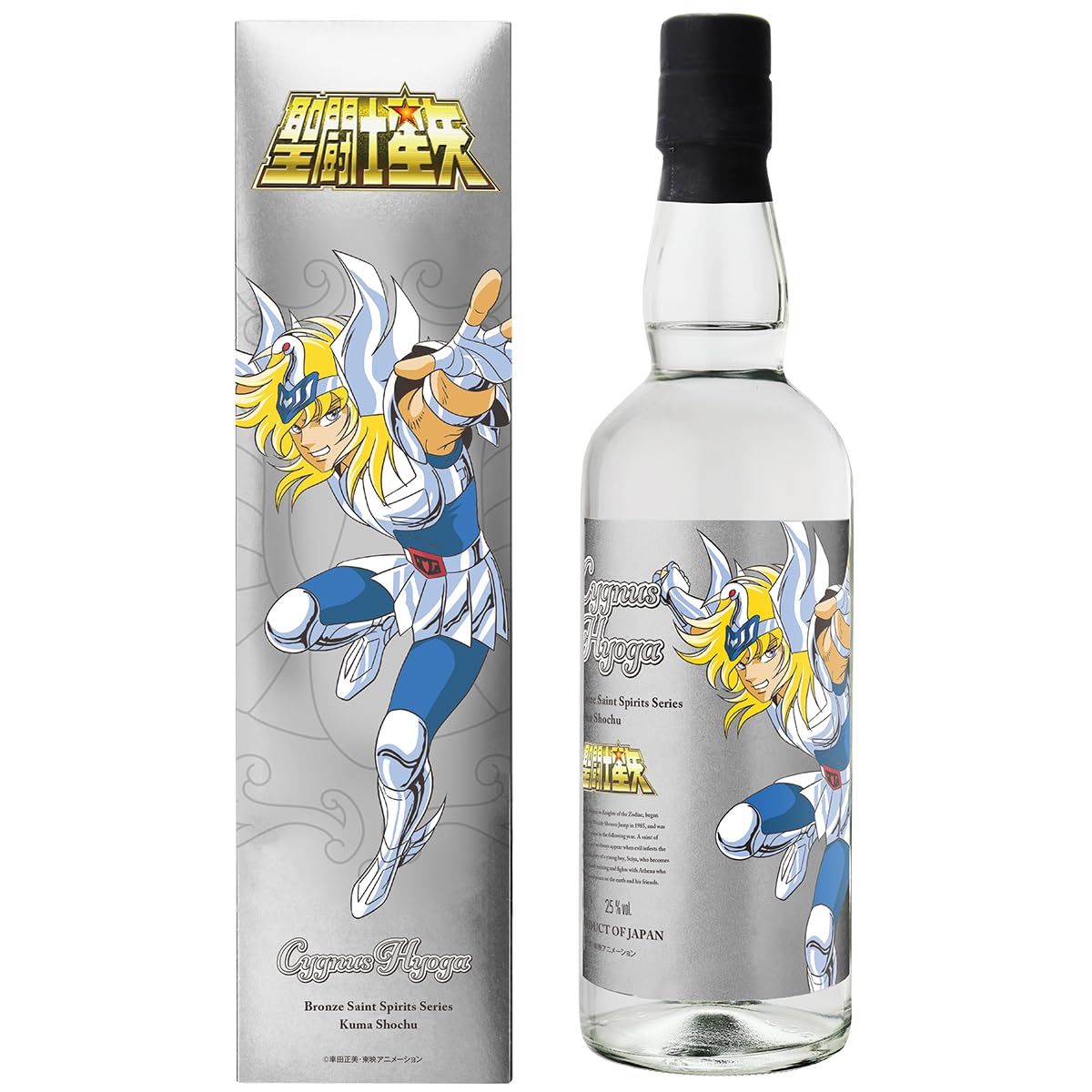 

Saint Seiya Бронзовый Святой Кума Сёчу, Ледник Лебедя Рисовый Сёчу, 700 мл, 25% об., Префектура Кумамото, Пивоварня Цунэмацу