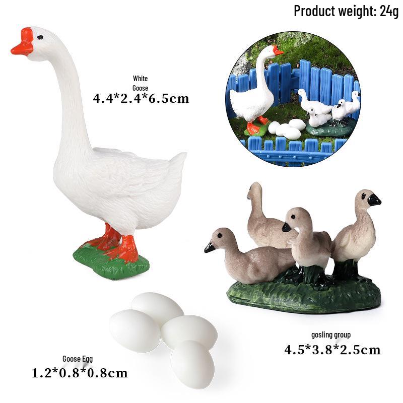 Farmer & Breeder Figure Set - Police Officer, Veterinarian, Plow Worker Toy Ornaments for Kids