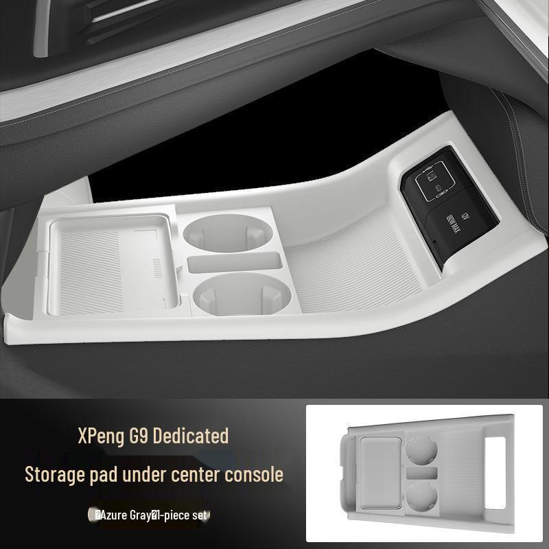 Xpeng G9 Center Console Lower Storage Box - Interior Modification Accessory