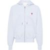 AMIPARIS FW24 Kleines Herz Reine Baumwolle Amerikanischer Lässiger Kapuzen-Reißverschluss-Sweatshirt Unisex-Sweatshirt Himmelblau USW415747-4842