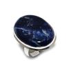 Naturalny kamień szlachetny sodalit ręcznie robiony 925 Steling Silver Jewelry Ring Size 8 y2R97