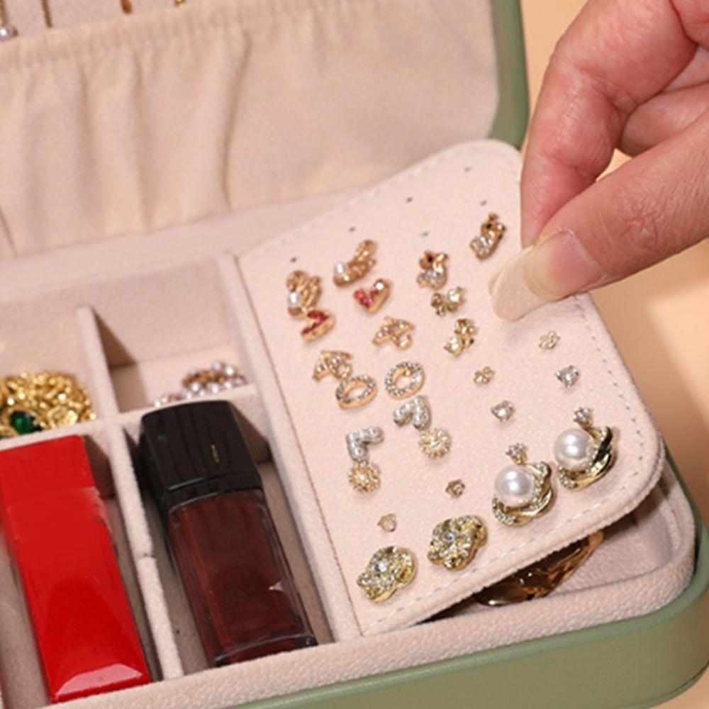Large Capacity Jewelry Storage Box Dust-proof Necklace Storage Case  Earrings Storage
