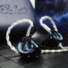 HiFiGo Kinera Celest Relentless In-Ear Monitors, 1DD+6BA Hybrid Earphones, IEM with 5N Copper Silver-Plated Cable and 3.5mm+4.4mm Interchangeable