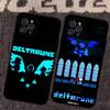 D-Deltarune Ralsei Phone Case For Iphone 17 16 15 14 13 12 11 Pro Max Plus Black Shell Cover Case