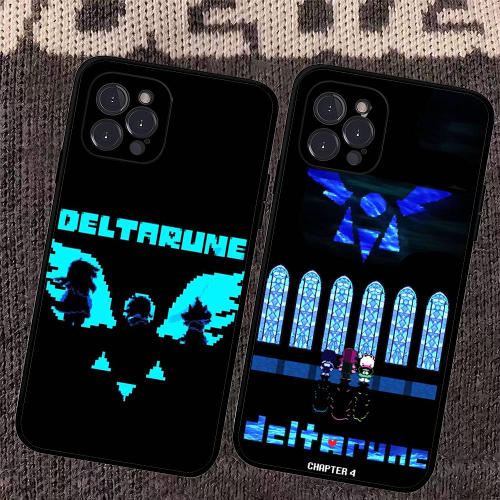 D-Deltarune Ralsei Phone Case For Iphone 17 16 15 14 13 12 11 Pro Max Plus Black Shell Cover Case