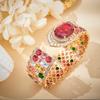 Musla Design Wedding Bracelet for Women Exquisite Colored Stone Sparkly Design for Banquet and Anniversary Accessories