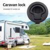 1Pc Round Flush Pull Slam Latch Cabin Flush Door Locker Mount Lift Pull Handle For Rv Yacht Marine Boat Deck Hatches Accessories
