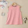 ZANZEA Women Summer O-neck Casual Sleeveless Tank Tops