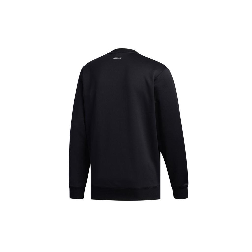 adidas Sweatshirts Men's Black Crew Neck Moderate Regular FM5341-