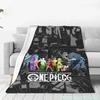2026 Anime Japanese Luffy One Piece Blankets On Bed Sofa Air Condition Sleeping Cover Throw Flannel Bedsheet For Kids Gift